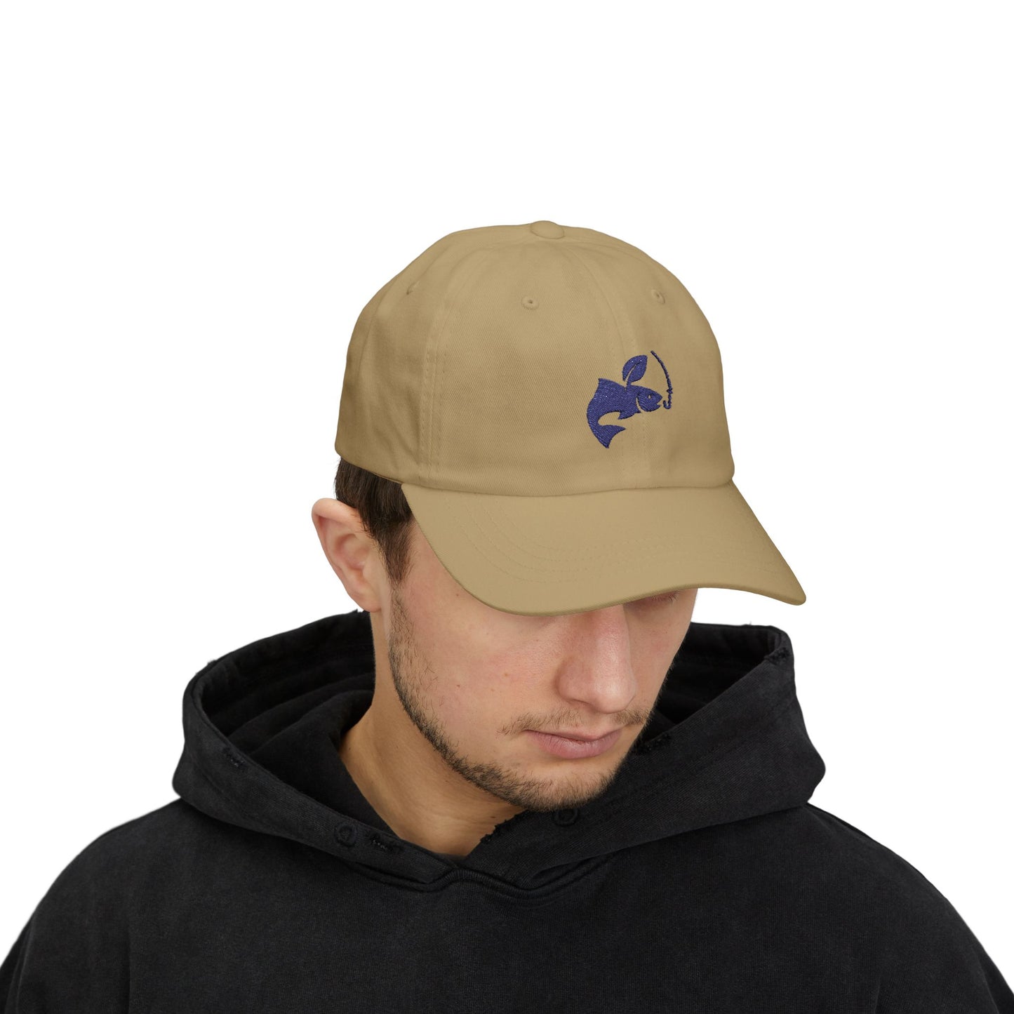 Classic Dad Cap - Fishing logo
