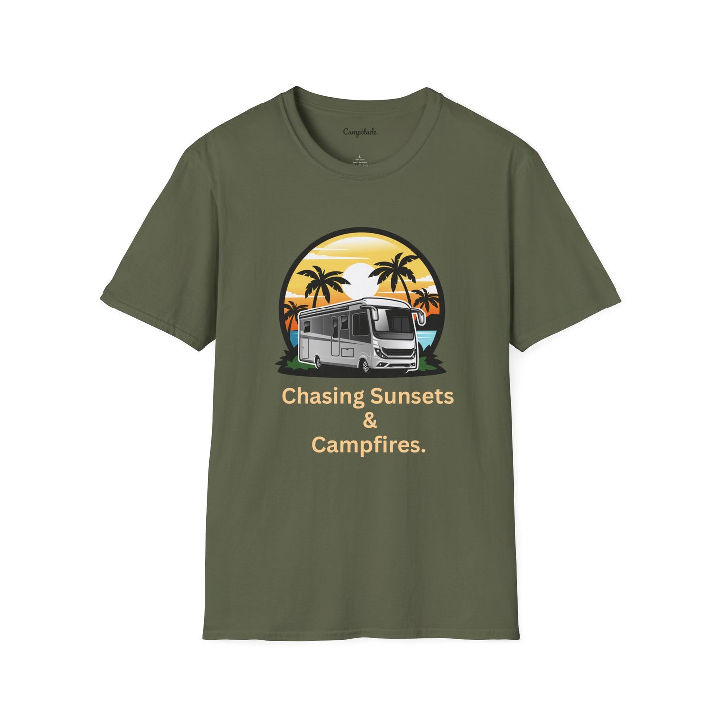 Unisex T-Shirt - Chasing Sunsets & Campfire (Class A)