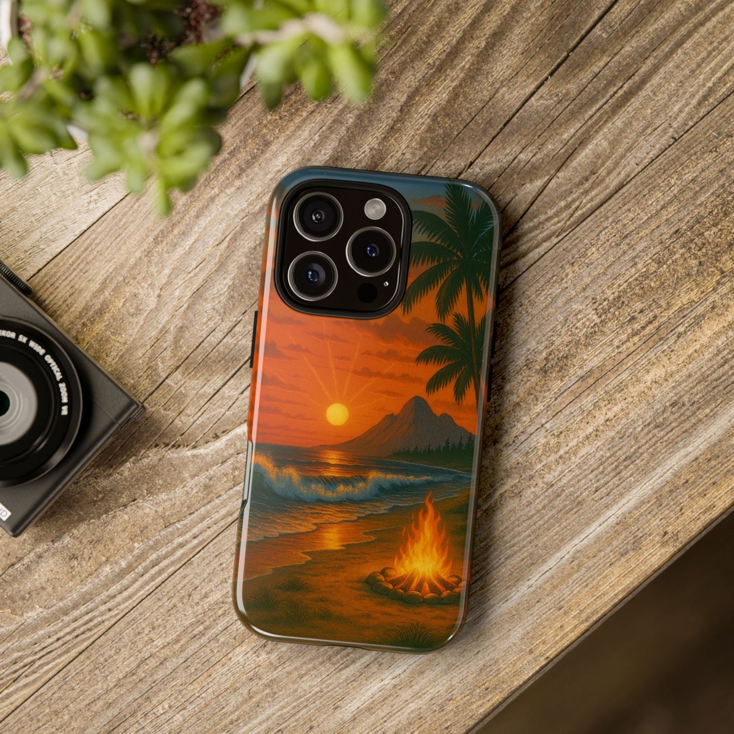 Tough Phone Case - Tropical Sunset Phone