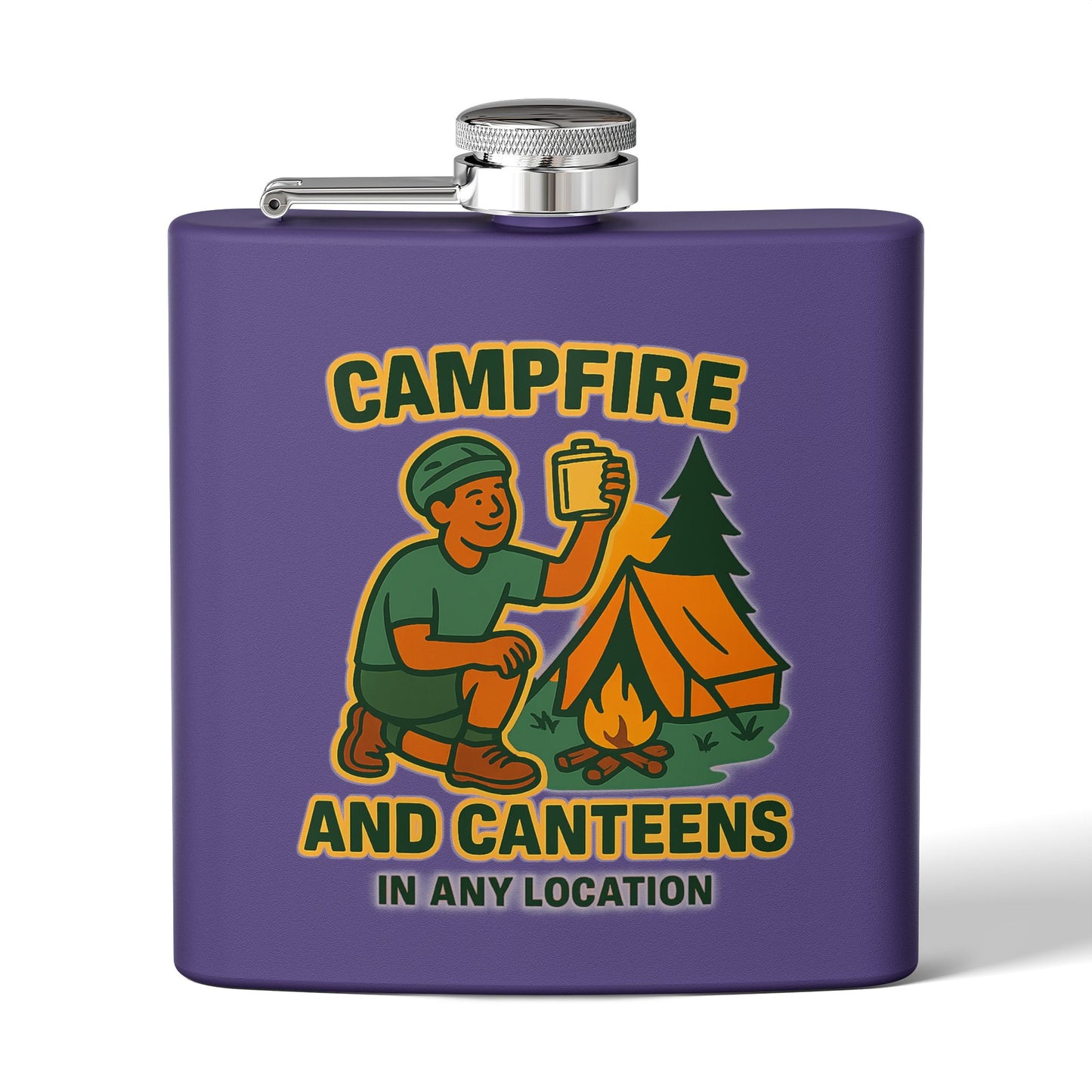 Camping Flask - Campfire and Canteens in Any Location