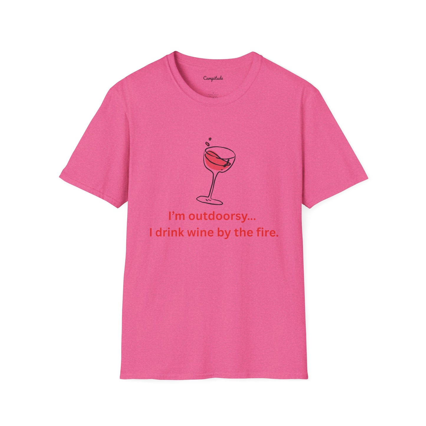 Unisex T-Shirt - Wine by the Fire