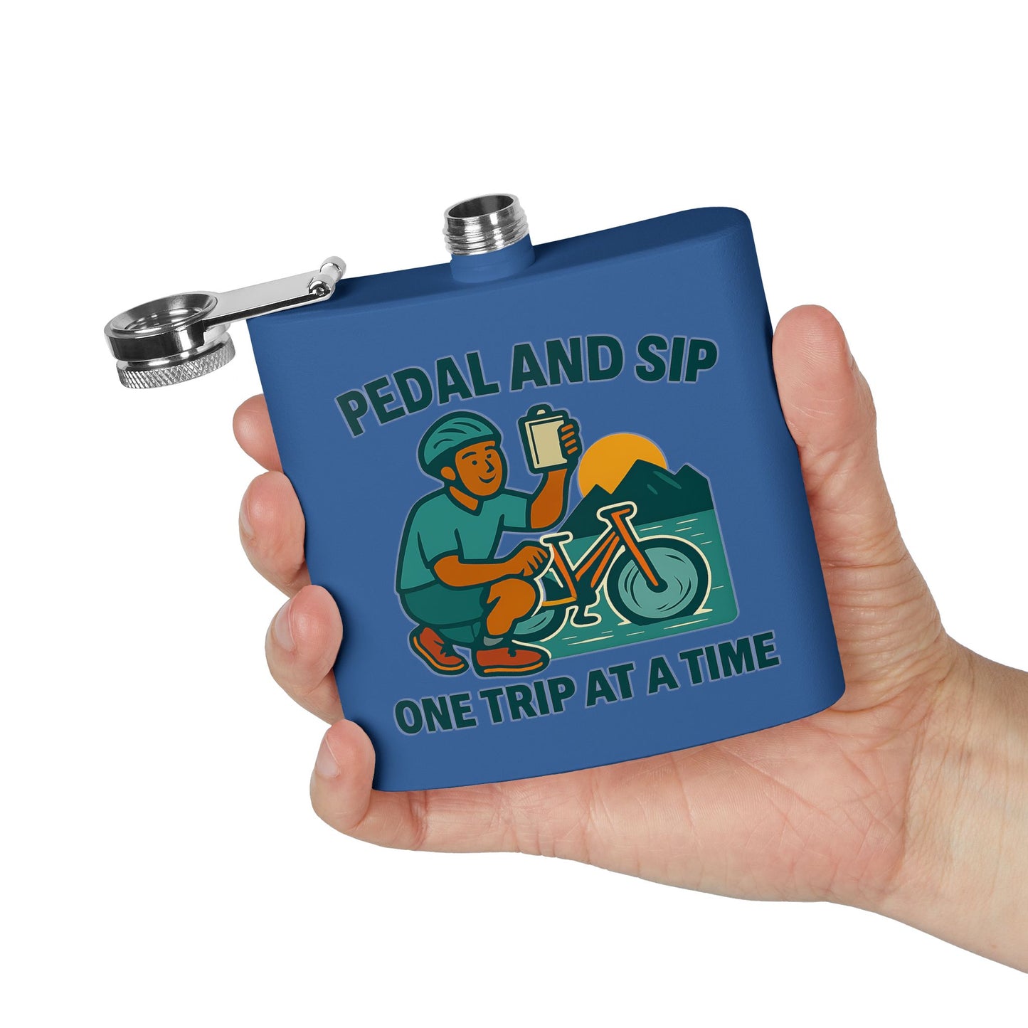Bicycling Flask - Pedal and Sip One Trip at a Time