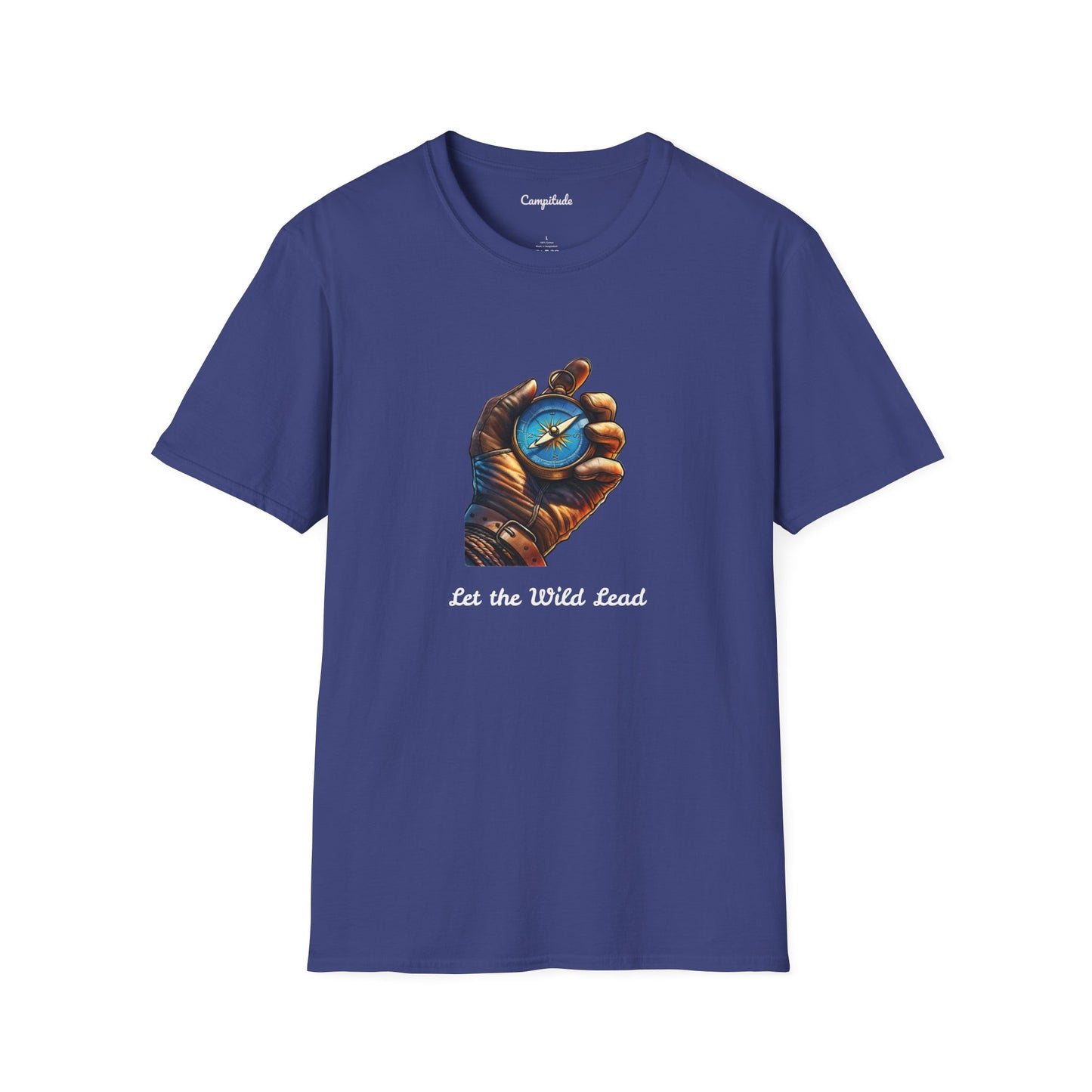 Unisex T-Shirt - Let the Wild Lead Adventure Compass