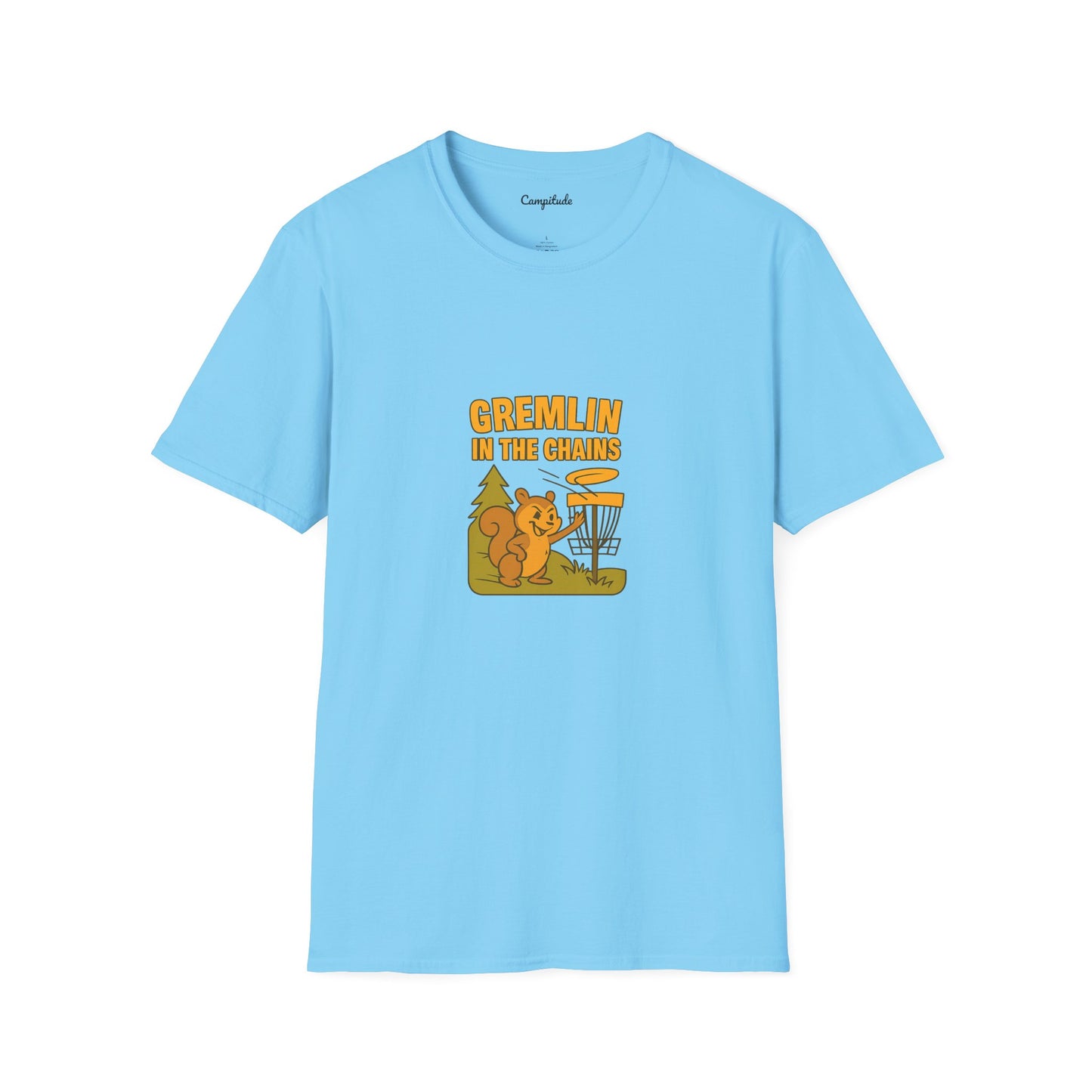 Unisex T-Shirt - Disc Golf Gremlin in the Chains