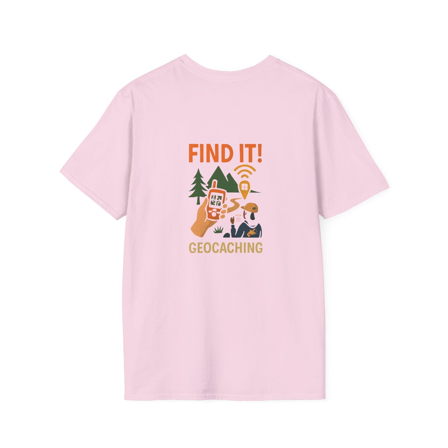 Unisex T-Shirt - Geocaching Find It! (2-sided graphic)