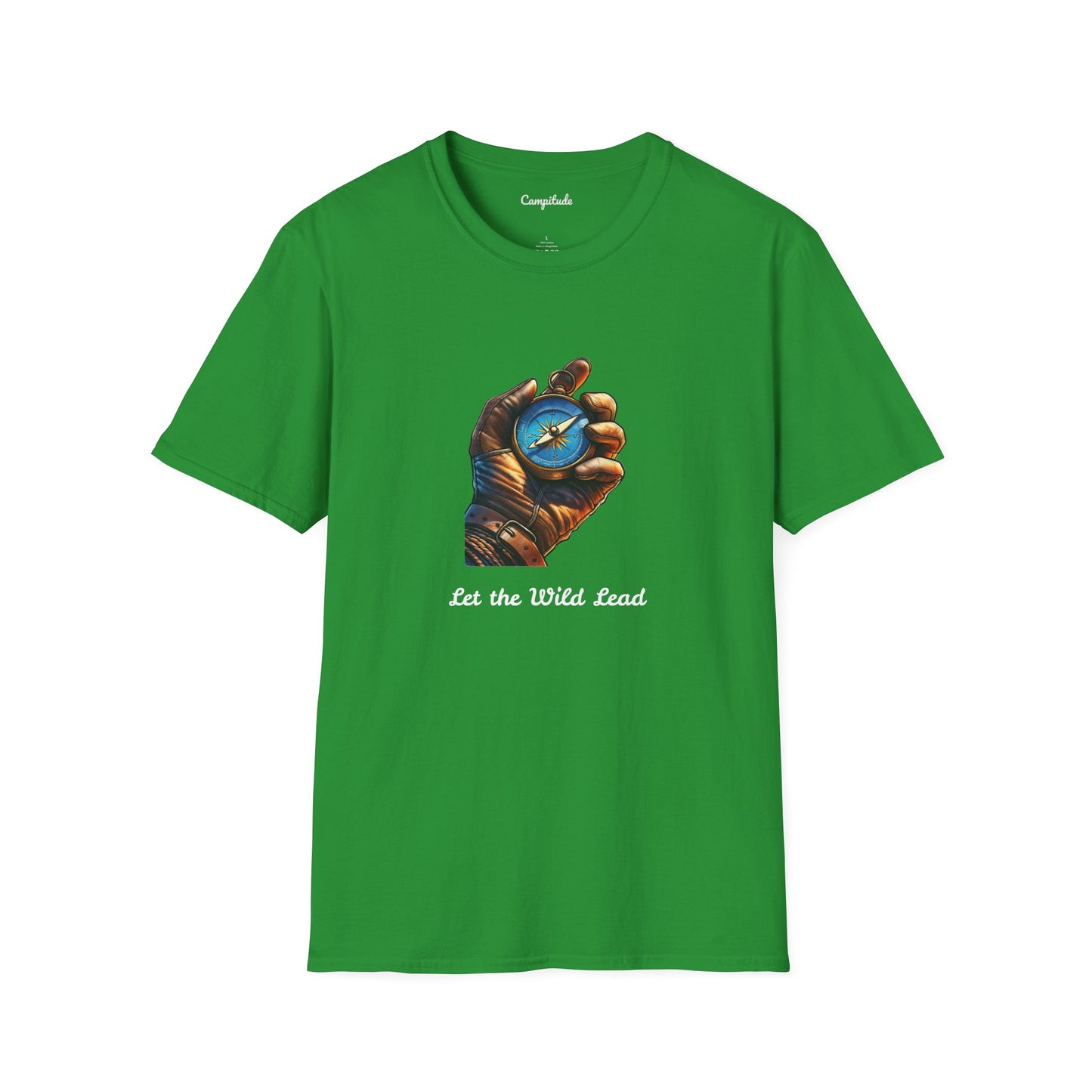 Unisex T-Shirt - Let the Wild Lead Adventure Compass