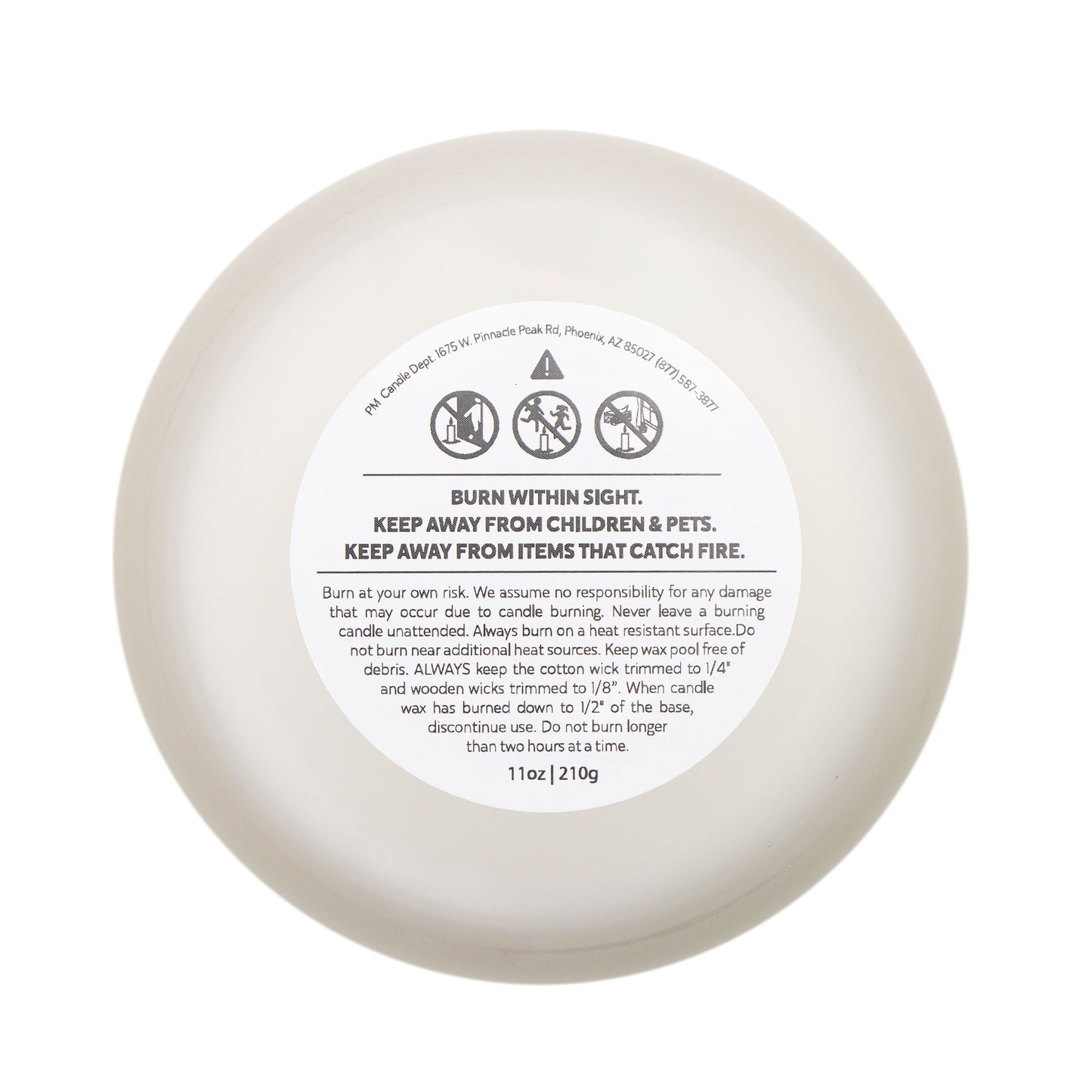 Warm Scented Autumn Candle - Autumn Embers (11oz)