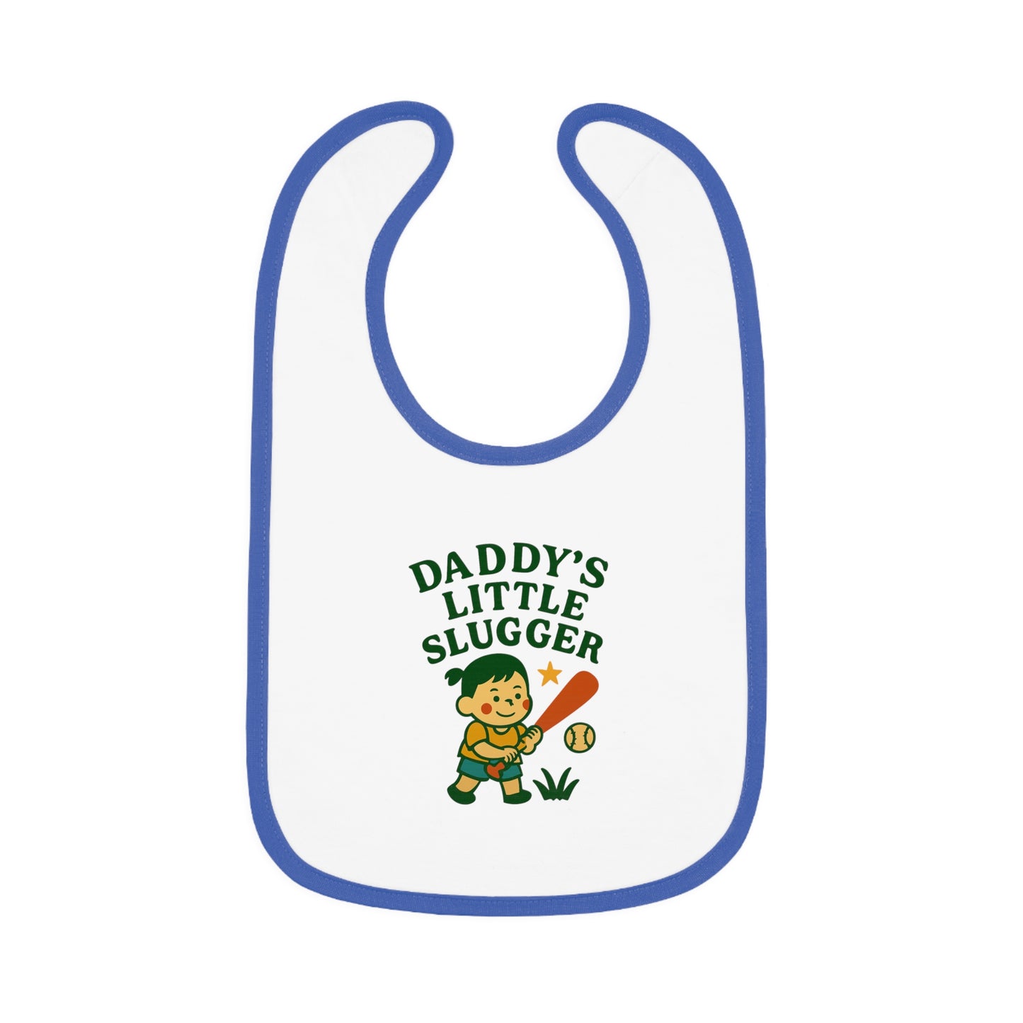 Cute Baby Bib - Daddy's Little Slugger -Girl
