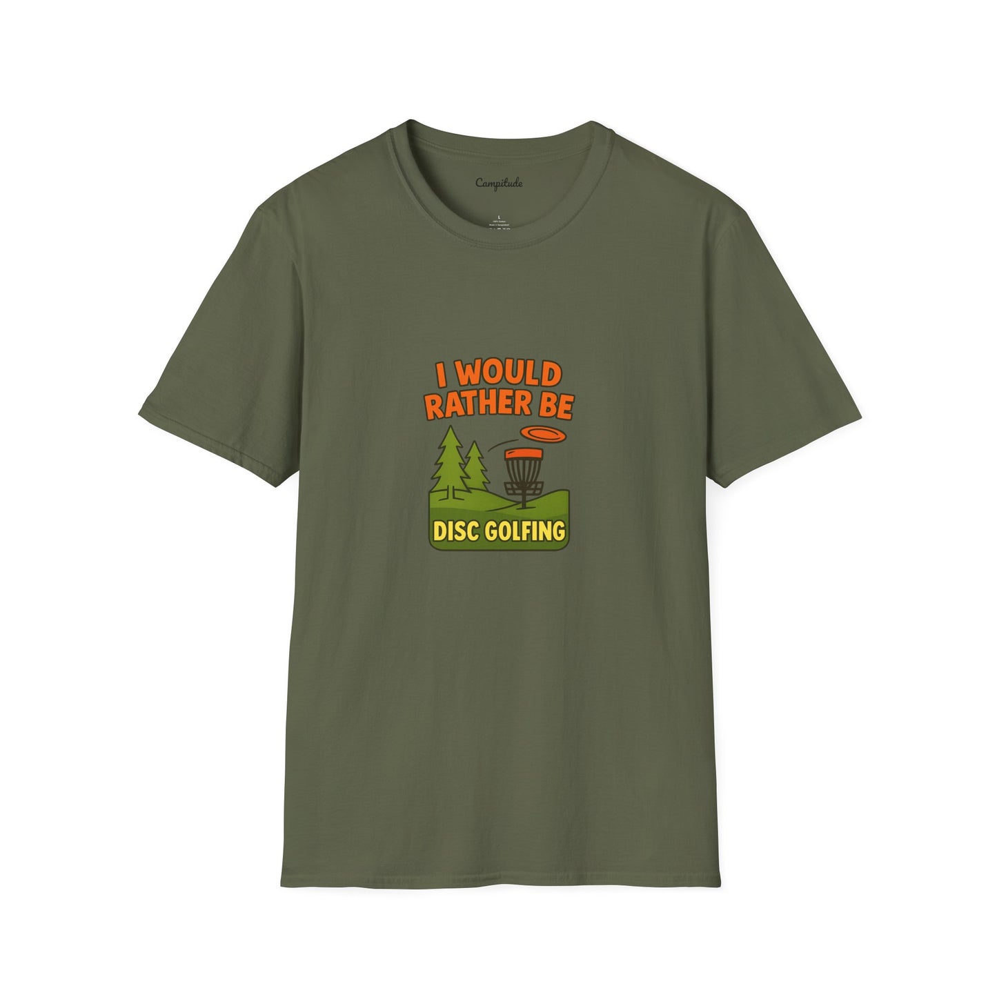 Unisex T-Shirt - I Would Rather Be Disc Golfing v2