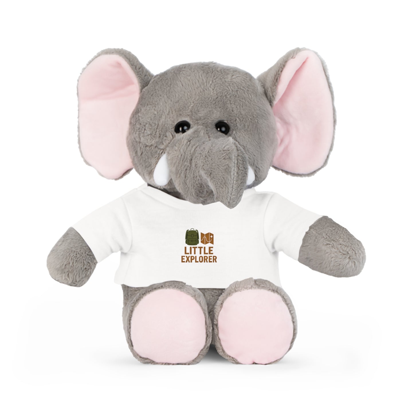 Plush Elephant, Bear, Bunny or Sheep- Little Explorer