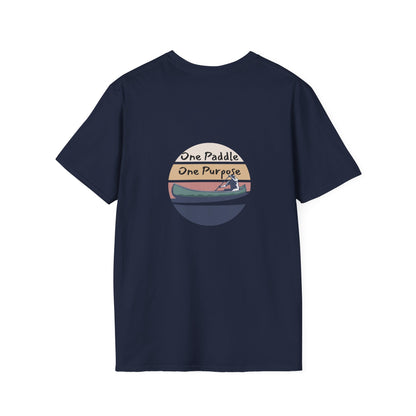 Unisex T-Shirt - One Paddle, One Purpose (2-sided graphic)