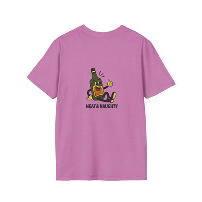 Unisex T-Shirt - Neat & Naughty - Scotch/Bourbon (2-sided graphic)