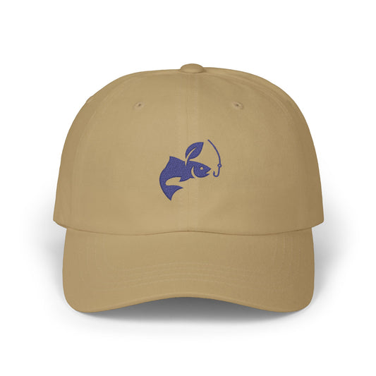 Classic Dad Cap - Fishing logo
