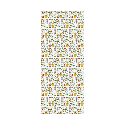 Eco-Friendly Disc-Golf Themed Gift Wrap Paper