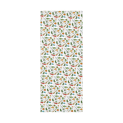 Eco-Friendly Fishing-Themed Gift Wrap Paper