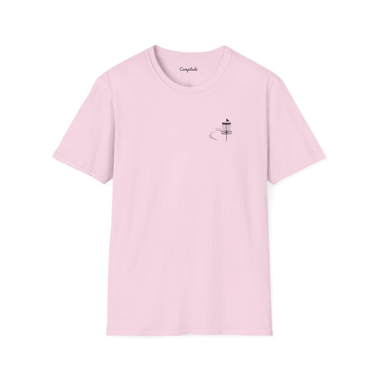 Unisex T-Shirt - Plan for the Day Disc Golf & Wine (2-sided graphic)