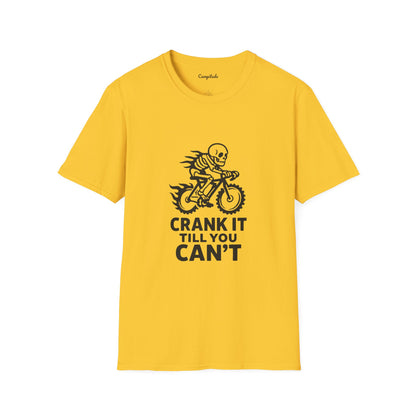 Unisex T-Shirt - Cool Skeleton Bike Rider