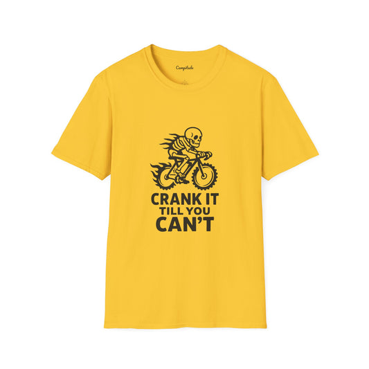 Unisex T-Shirt - Cool Skeleton Bike Rider