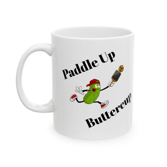 Ceramic Coffee Mug - Paddle Up Buttercup
