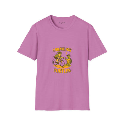 Unisex T-Shirt - Cyclist I Brake for Turtles