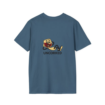 Unisex T-Shirt - Uncorked - Wine (2-sided graphic)