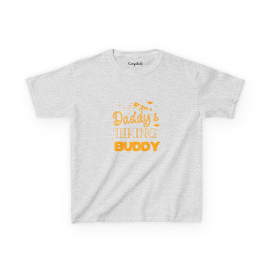 Kids Heavy Cotton™ T-Shirt - Daddy's Hiking Buddy