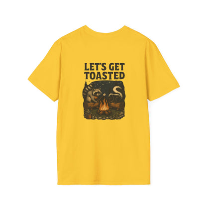 Unisex T-Shirt - Let's Get Toasted (2-sided graphic)