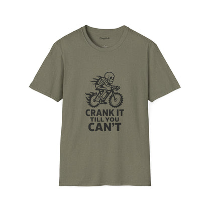 Unisex T-Shirt - Cool Skeleton Bike Rider