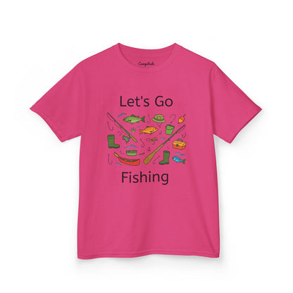 Kids T-Shirt - Let's Go Fishing