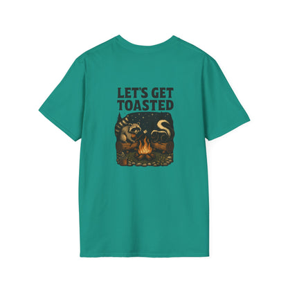 Unisex T-Shirt - Let's Get Toasted (2-sided graphic)