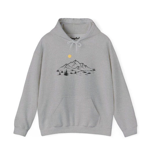 Hoodie Sweatshirt - Mountain Sunset