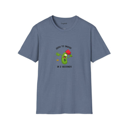 Unisex T-Shirt - Zero to Smash in 2 Seconds