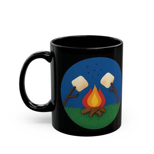 Ceramic Coffee Mug - Cozy Campfire