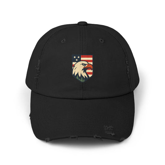Distressed Cap - Patriotic Vintage Americana
