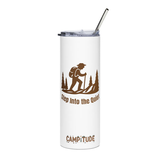 Stainless Steel Tumbler - Trail Tested Hiking Tumbler (Brown), 20oz