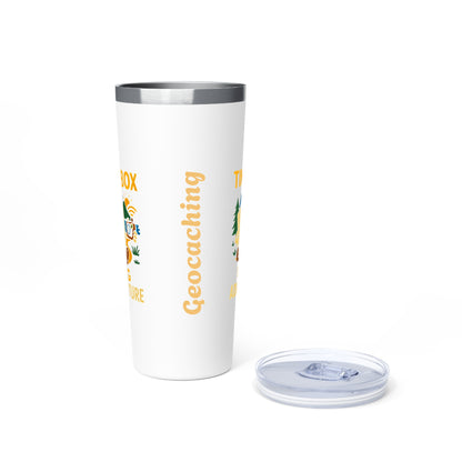 Stainless Steel Tumbler - Tiny Box, Big Adventure, 22oz