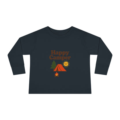 Toddler Long Sleeve T-Shirt - Happy Camper