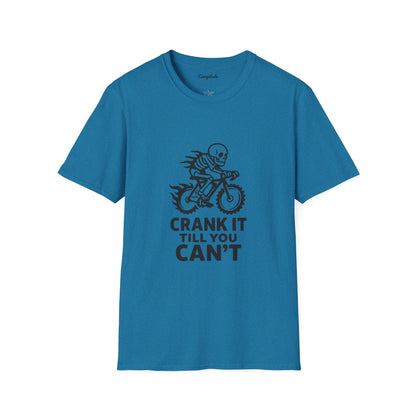 Unisex T-Shirt - Cool Skeleton Bike Rider