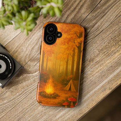 Tough Phone Case - Autumn Camping