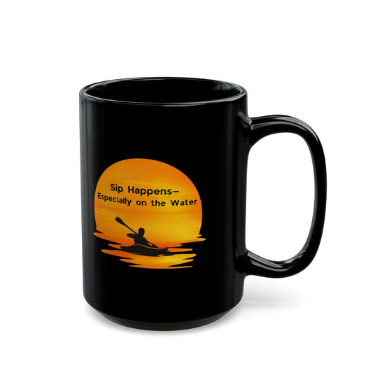 Ceramic Coffee Mug -  Peace Paddled In Every Sip
