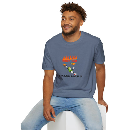 Unisex T-Shirt - Serve Heat Smash Hard