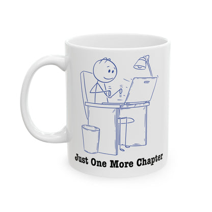 Ceramic Coffee Mug - Whimsical Just One More Chapter