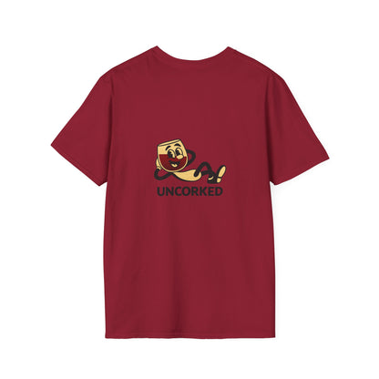 Unisex T-Shirt - Uncorked - Wine (2-sided graphic)