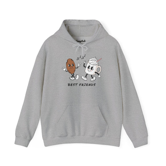 Unisex Hoodie - Best Friends Cookie & Coffee