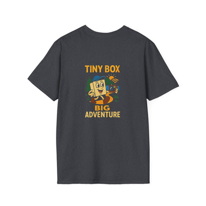Unisex T-Shirt - Tiny Box, Big Adventure (2-sided graphic)