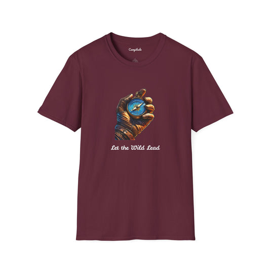 Unisex T-Shirt - Let the Wild Lead Adventure Compass