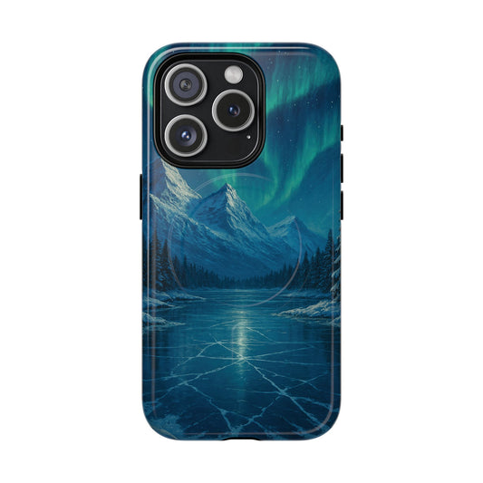 Tough Phone Case - Northern Lights Design