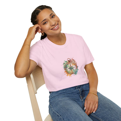 Unisex T-Shirt - Geocache Colorful Compass
