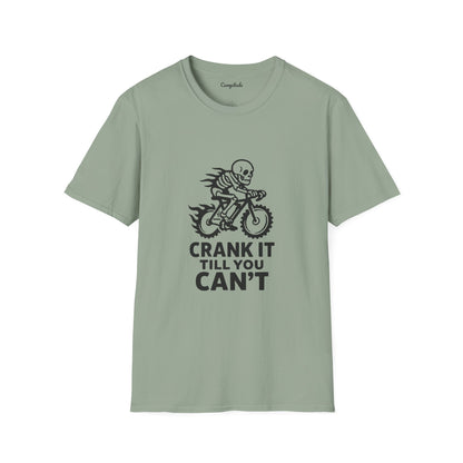 Unisex T-Shirt - Cool Skeleton Bike Rider