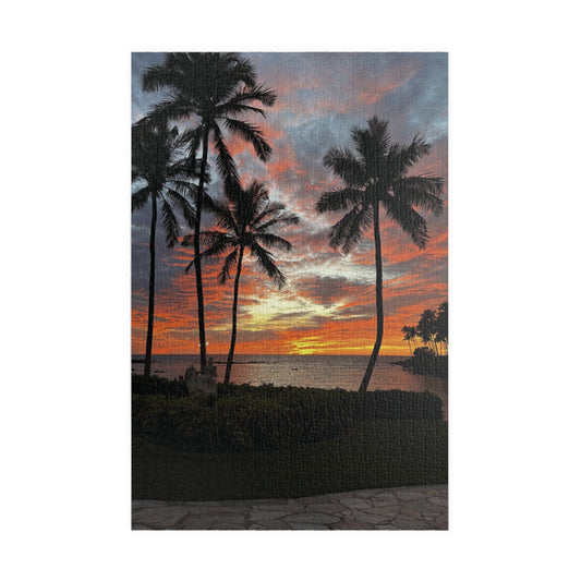 Hawaiian Sunset Paradise Puzzle -  1014 Pieces